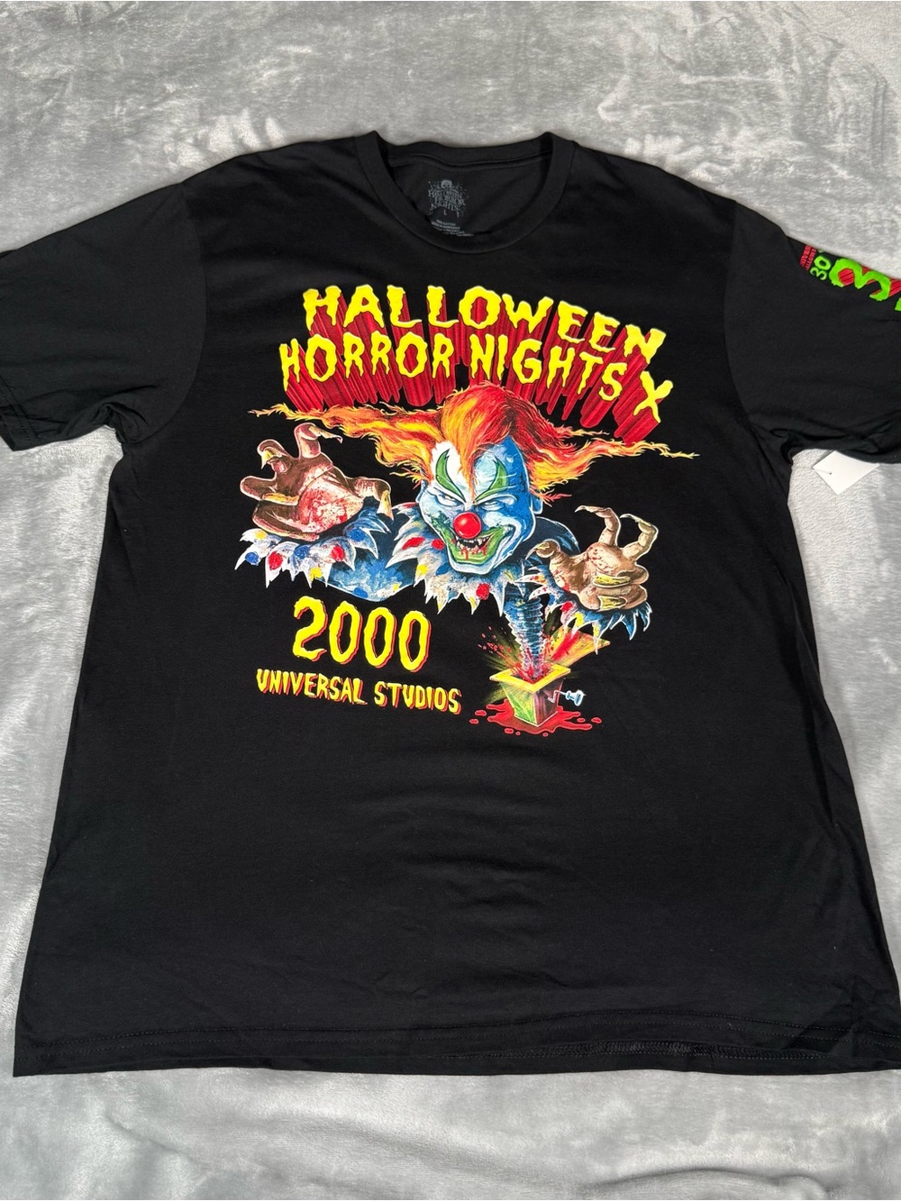 Halloween Horror Nights 2000 T Shirt Mens L Universal Studios Reprint NEW